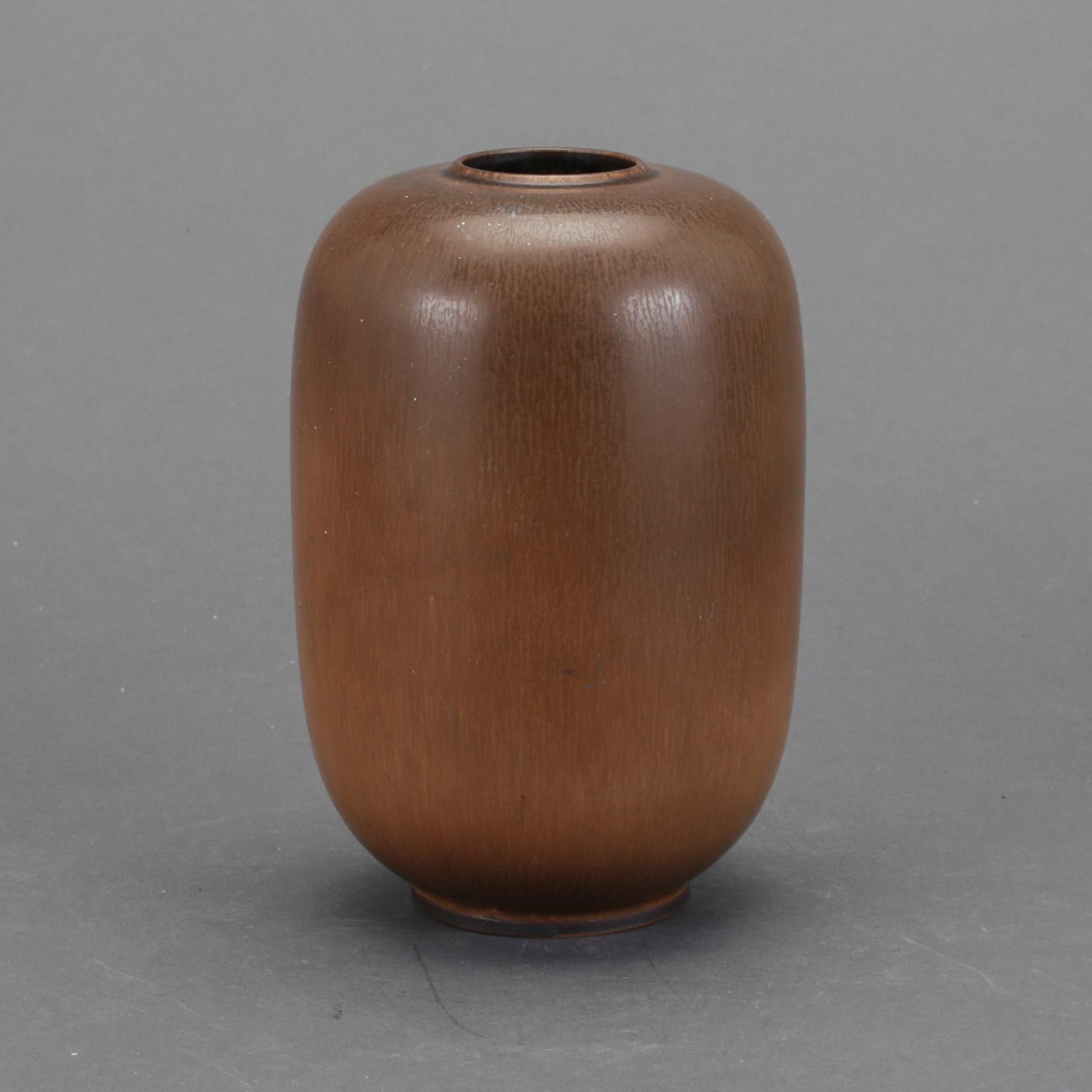 VAS, Berndt Friberg, Gustavsberg studio, 1956. Stengods.