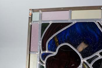 BLYGLASFÖNSTER, omkring 1900-talets mitt.