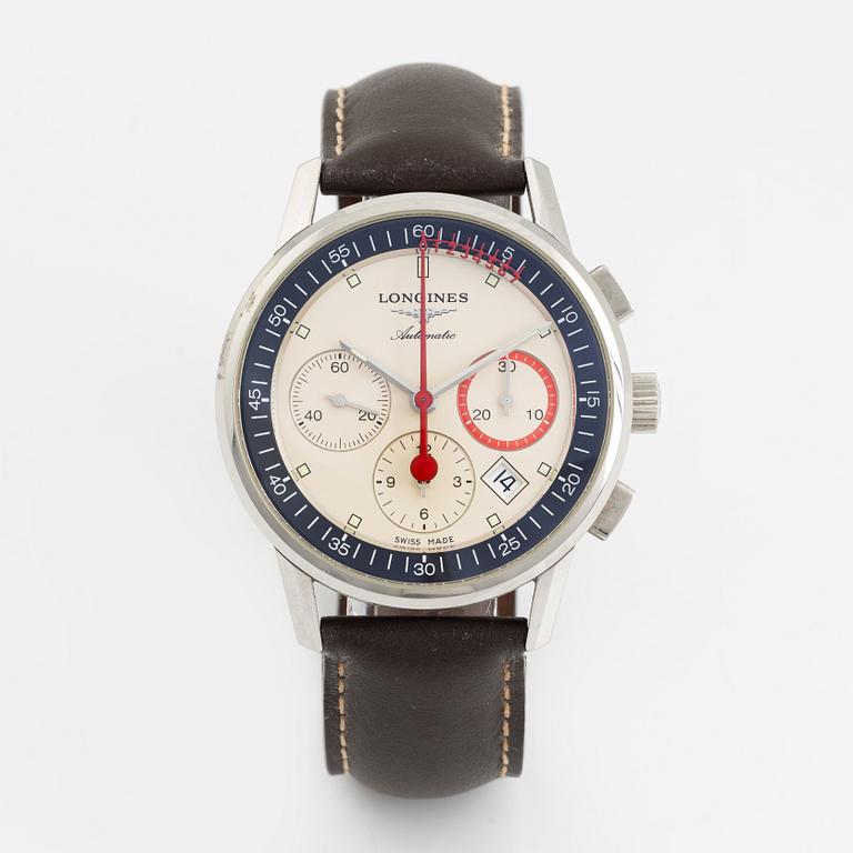 Longines, Heritage Collection, "Column Wheel Chronograph", wristwatch, 41 mm.