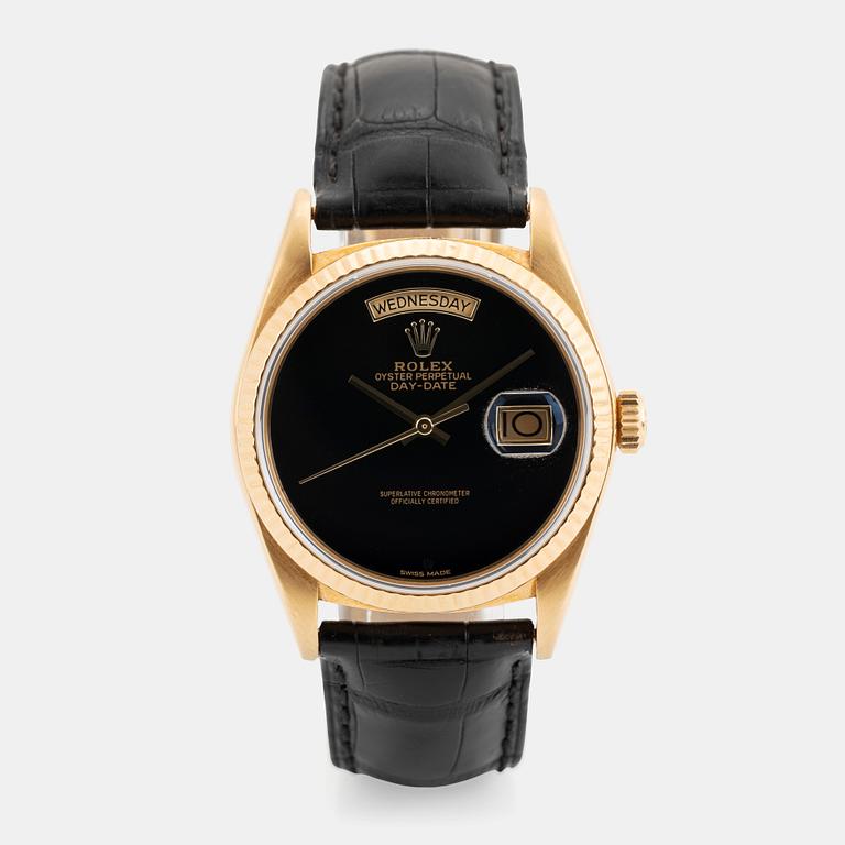 Rolex, Day-Date, "Onyx Dial", ca 1986.
