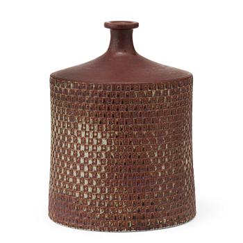 212. A Stig Lindberg stoneware vase, Gustavsberg studio 1967.