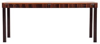 An Axel Einar Hjorth 'Rekord' birch and palisander sideboard by NK, 1930's.