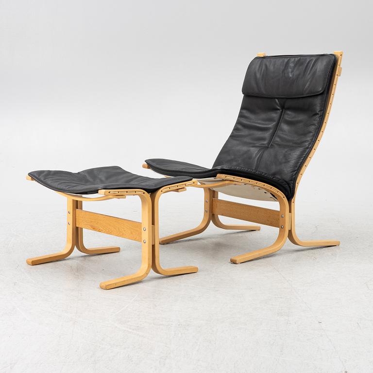 Ingemar Relling, fåtölj med fotpall, "Siesta" Westnofa, Norge.