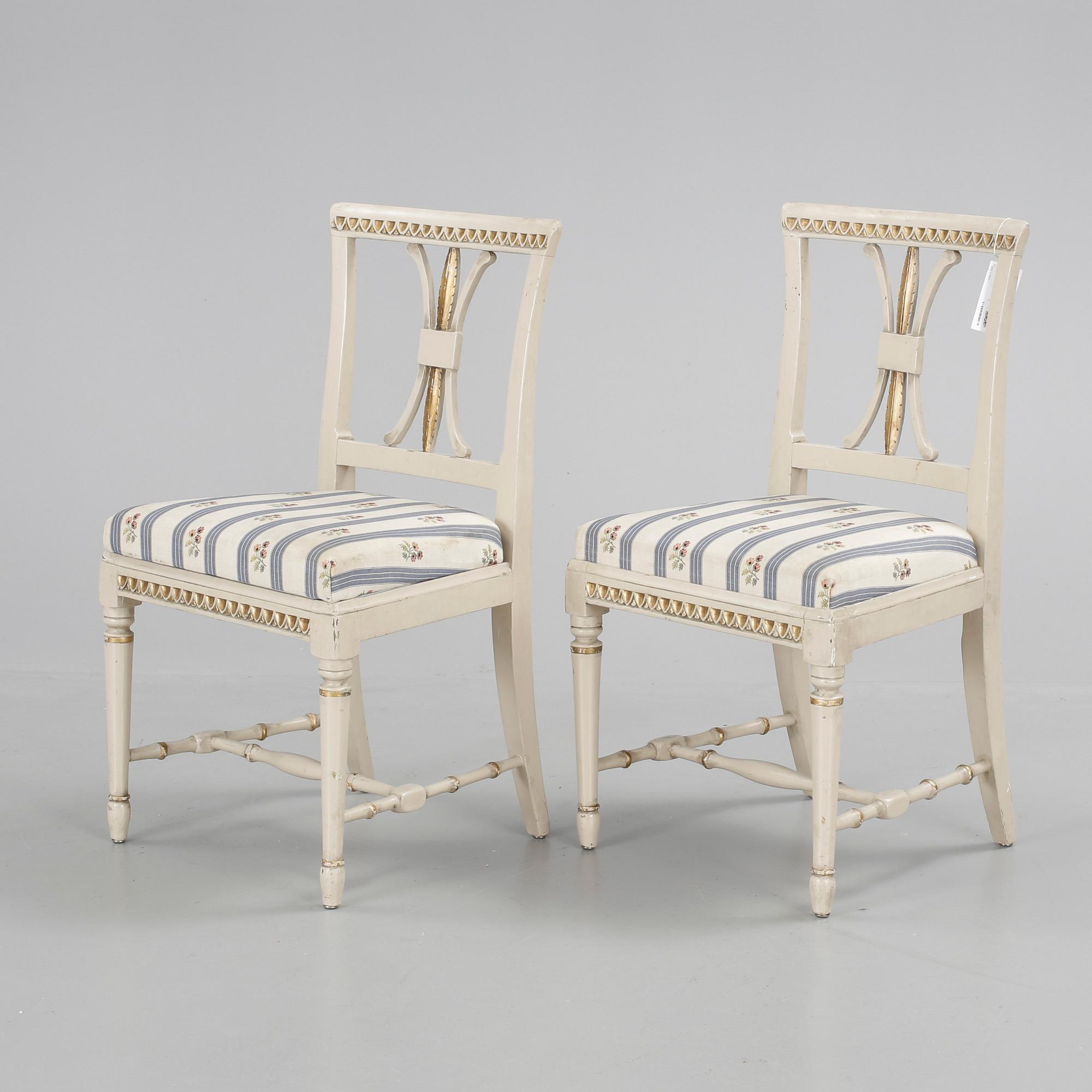 STOLAR, ett par, 1800-tal.