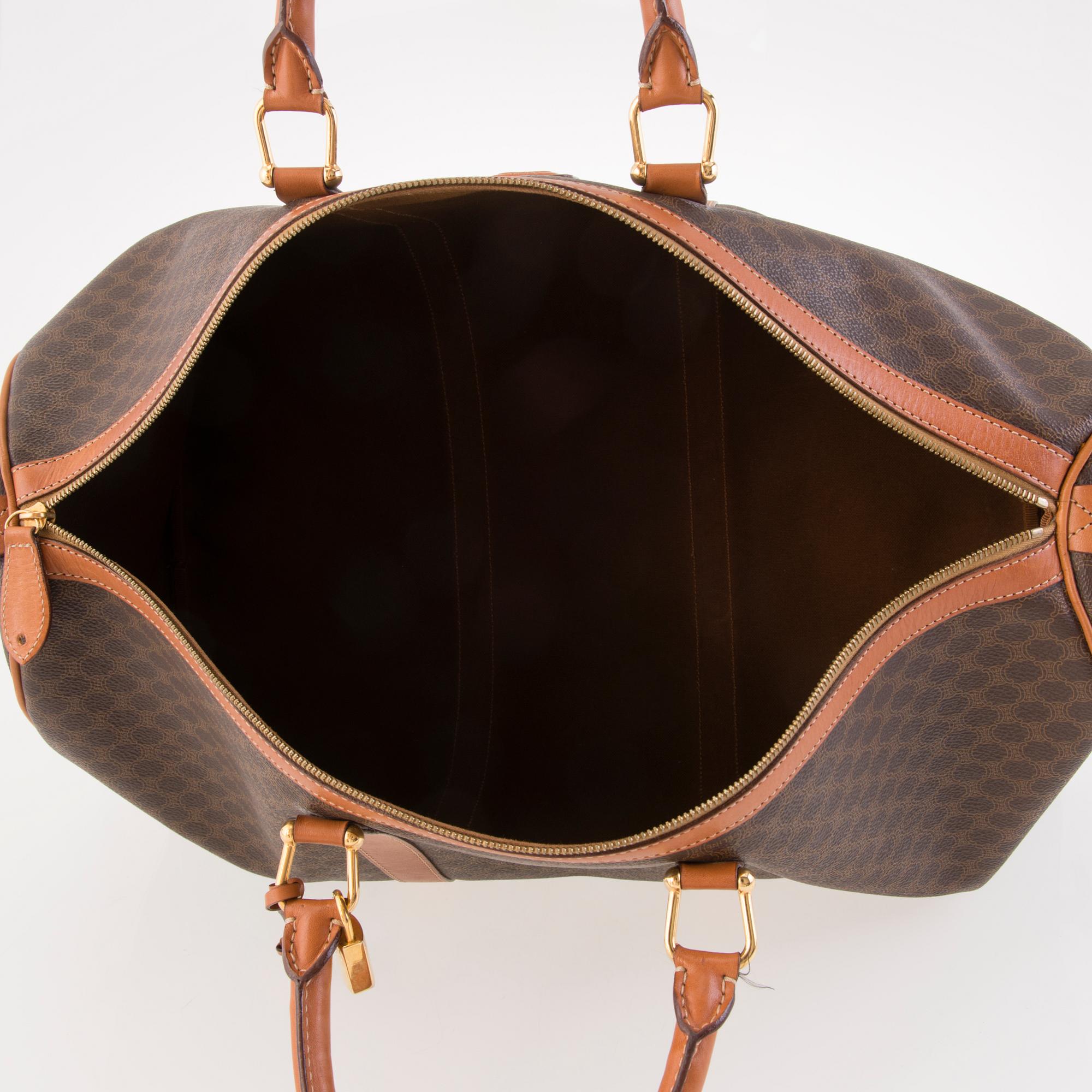 CÉLINE, Vintage Macadam Duffel 50 Bag.