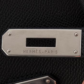 HERMÈS, a epsom black handbag, "Birkin 35".