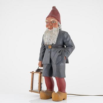 Gnome with Lantern, Mid-20th Century.