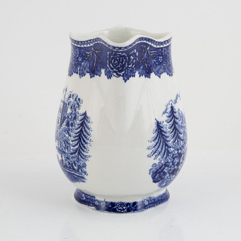 Reinhard Richter, matservis, 79-delar, flintgods, "Maisema" (Landscape), Arabia, Finland.