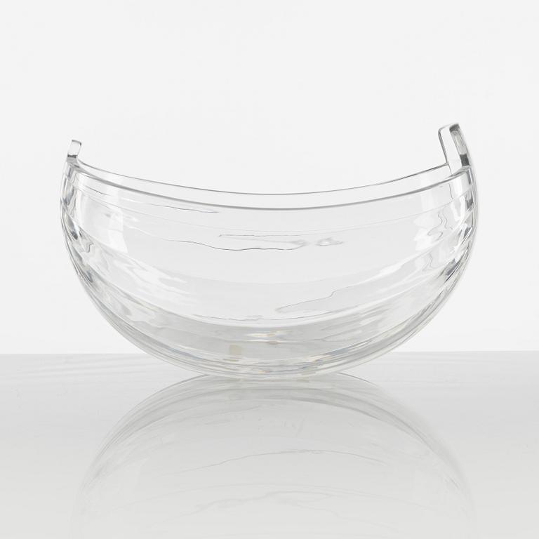 Gunnar Cyrén, a bowl, Orrefors, 1985.