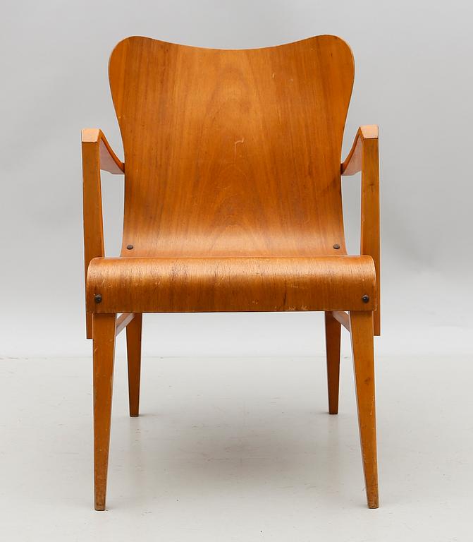 KARMSTOL, Axel Larsson, Svängsta stilmöbler, 1950-tal.