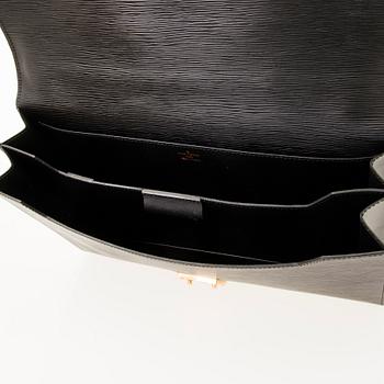 LOUIS VUITTON Black Epi Ambassador Briefcase.