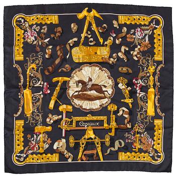 HERMES scarf och pochette.