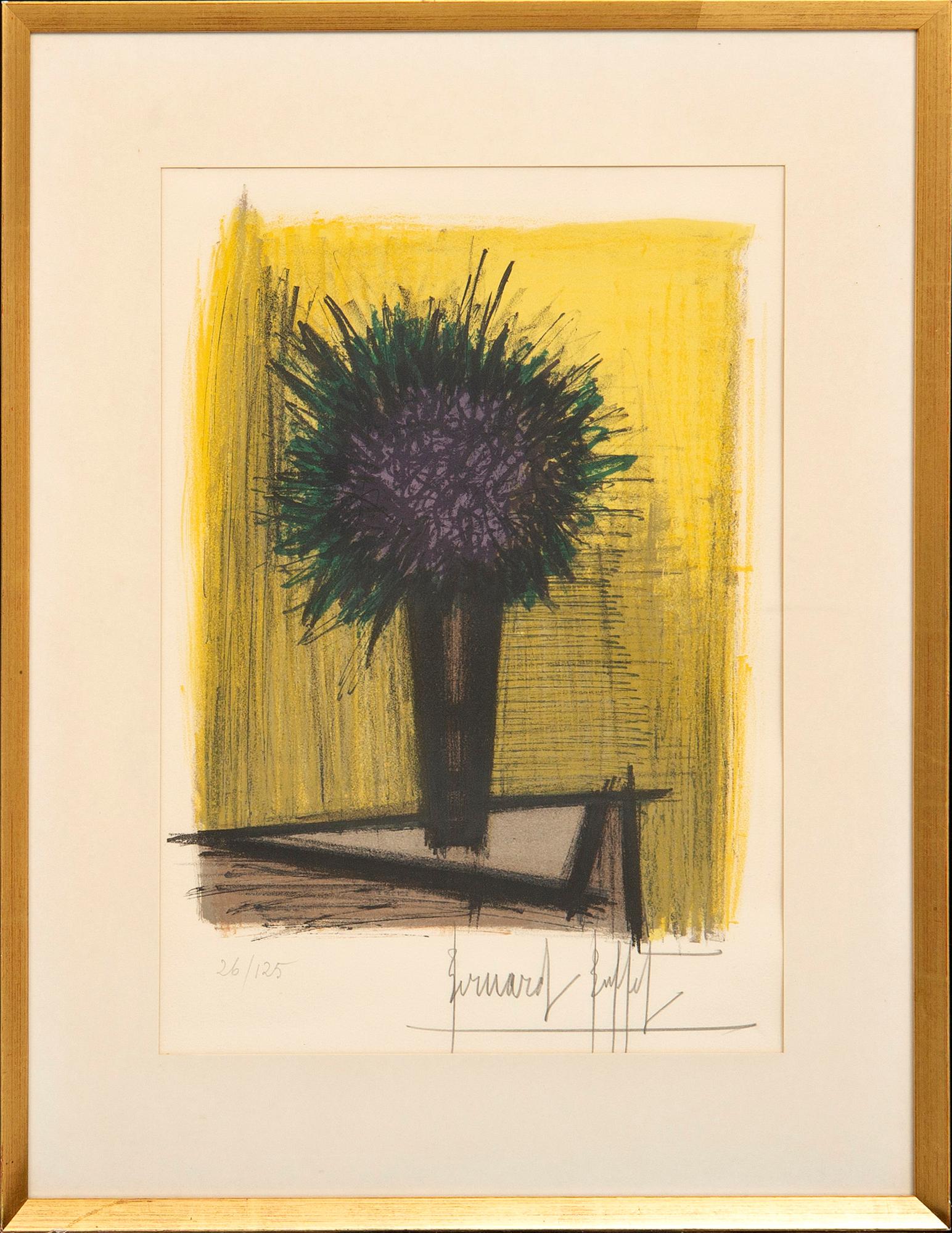 Bernard Buffet, lithograph in colours signed and numbered 26/125.