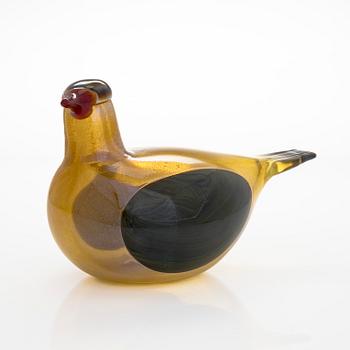 Oiva Toikka, A glass bird, 'Golden Dove', signed O. Toikka Nuutajärvi 2001.
