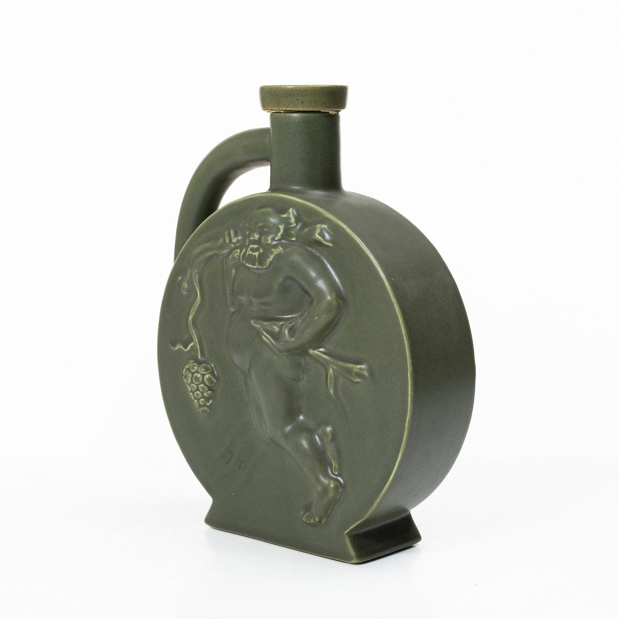 a carafe with stopper, Höganäs.