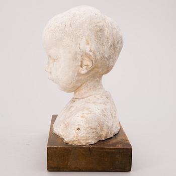 EMIL WIKSTRÖM, skulptur, gips, signerad och daterad.