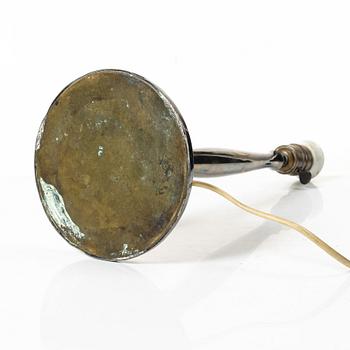 Table lamp, silver plate, CG Hallberg, 1920s-30s.