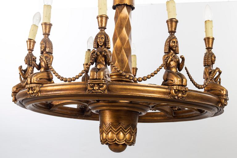 TAKLAMPA, 1900-talets mitt.