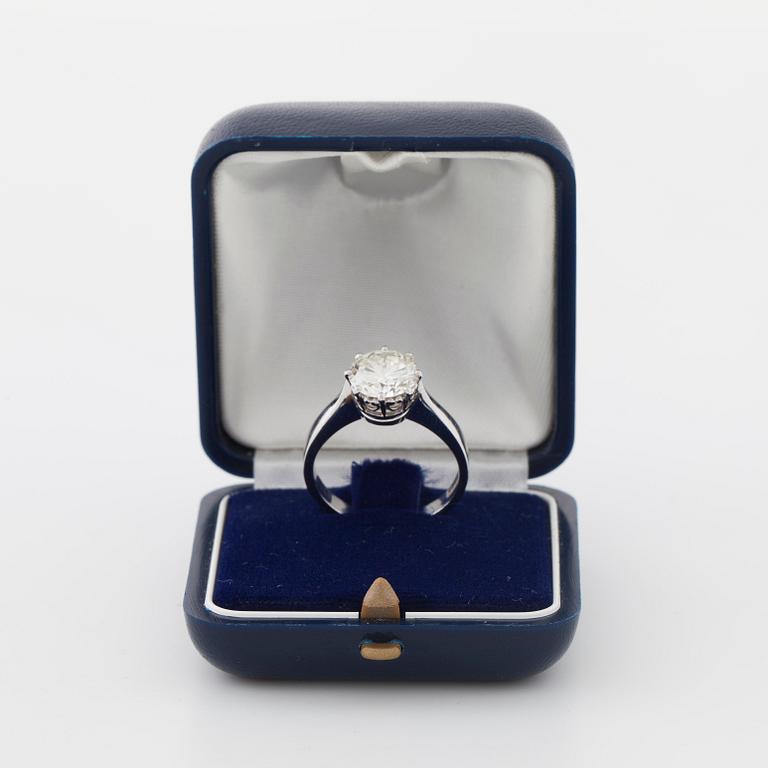 An old cut diamond ring by  Ceson, Göteborg, 1974.