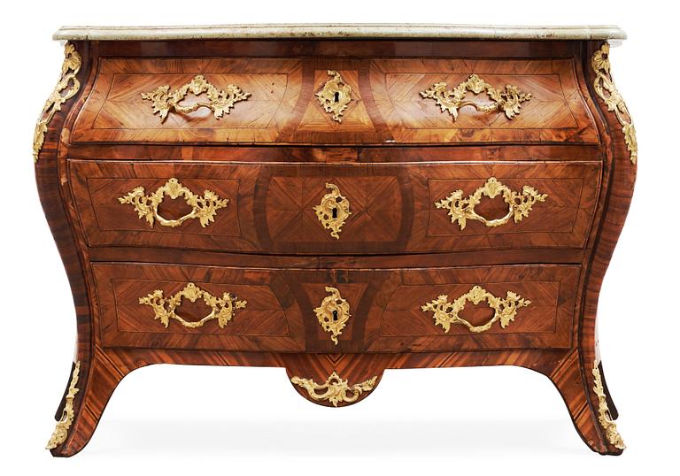 A Swedish Rococo 18th century commode.