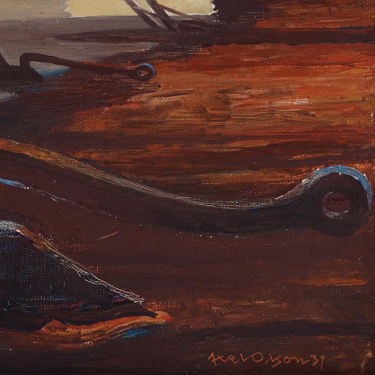 Axel Olson, Surrealistic landscape.