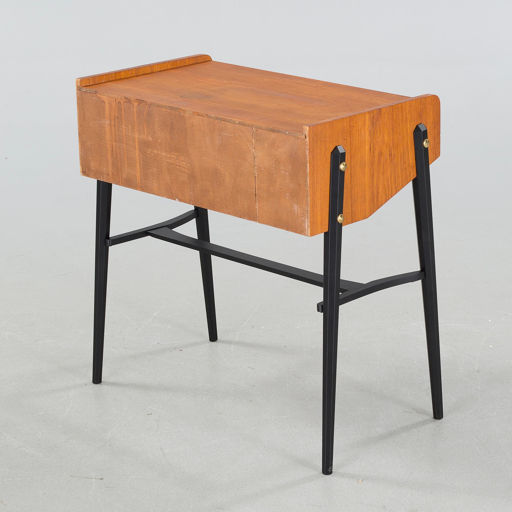 A mid 20th century dressing table and stool.