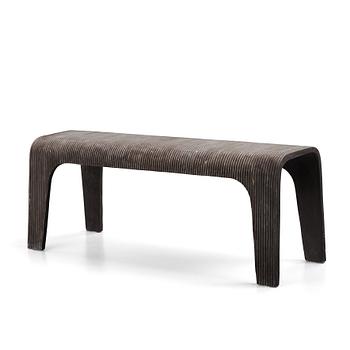 Stina Lindholm, 'Nona', concrete bench, Skulpturfabriken.