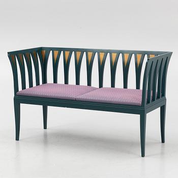 Eliel Saarinen, sofa "The Blue Settee", Adelta, Finland 1983.