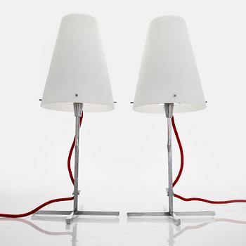 Hannes Wettstein, A pair of 21st century table lamps 'Thuban Tavolo' Nemo, Italy.