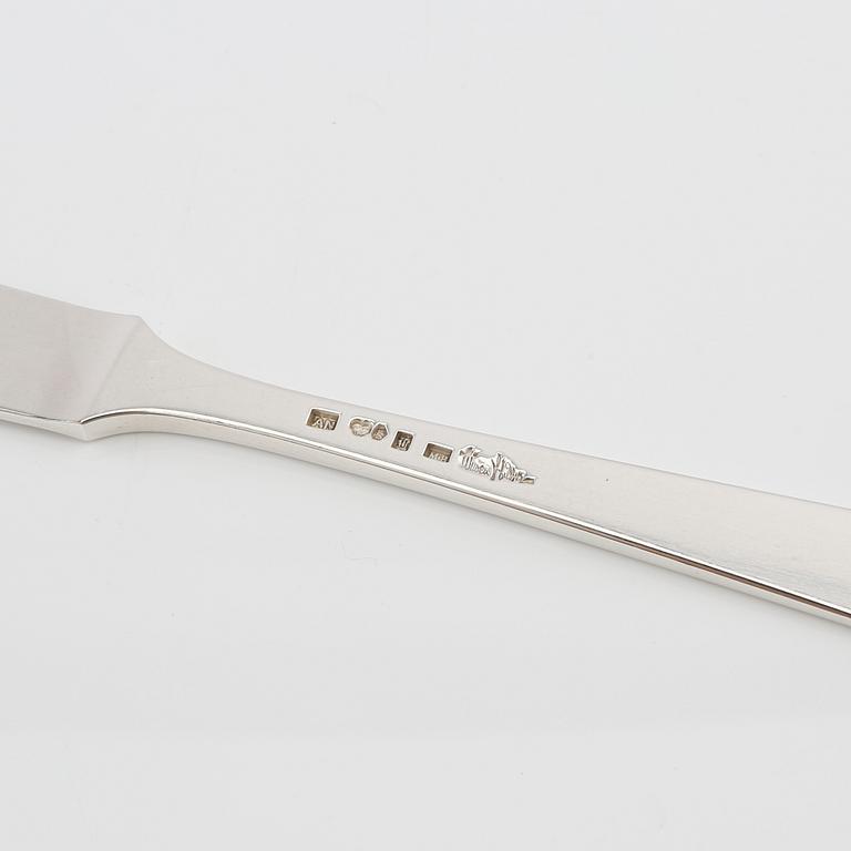 Wiwen Nilsson, cutlery 24 pcs silver, Lund 1937 - 1971.