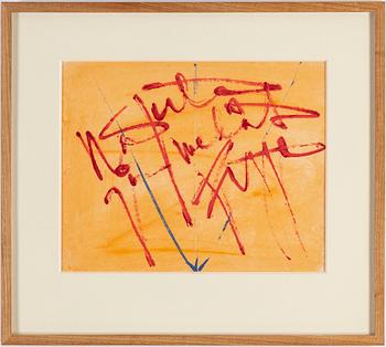 EDDIE FIGGE, gouache, signed.