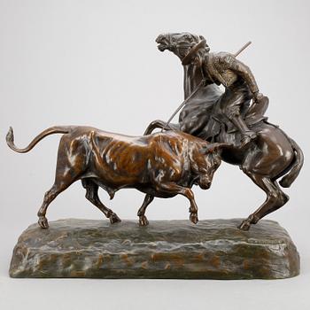 GUISEPPE FERRARI, efter, skulptur, brons, sign i godset. Möjligen 1900-talets första hälft.