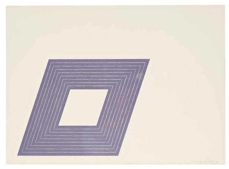 Frank Stella, "Purple Series" (3).