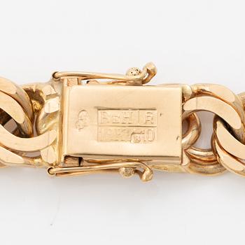 Armband, 18K guld, bismarcklänk.