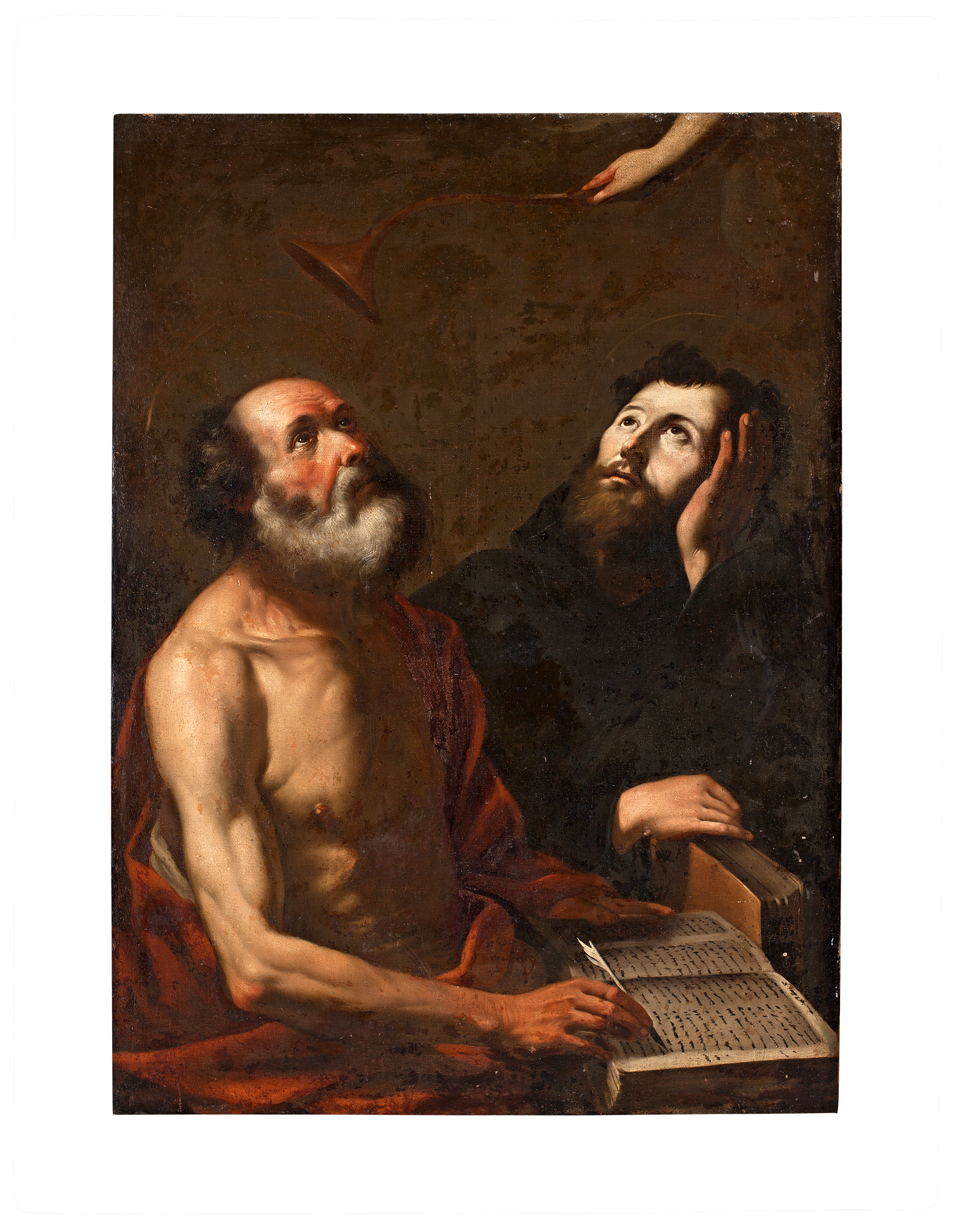 Gregorio Preti Attributed to, Saint Jerome and Saint Mauro.