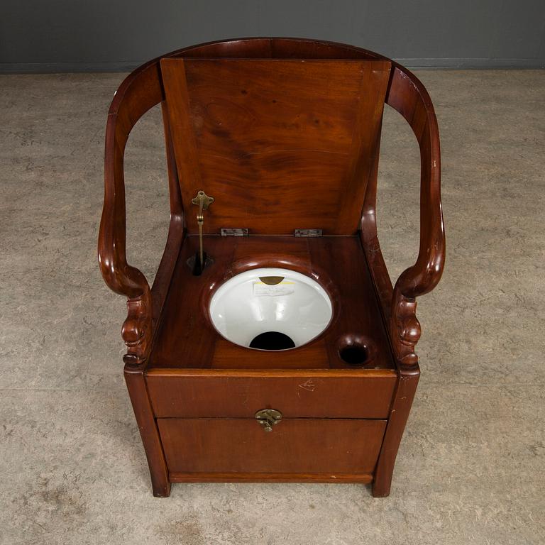 POTTSTOL, empire, 1800-talets första hälft.