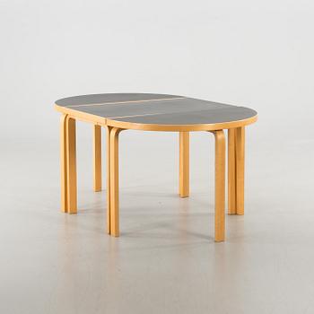 ALVAR AALTO, a 3 piece dining table.