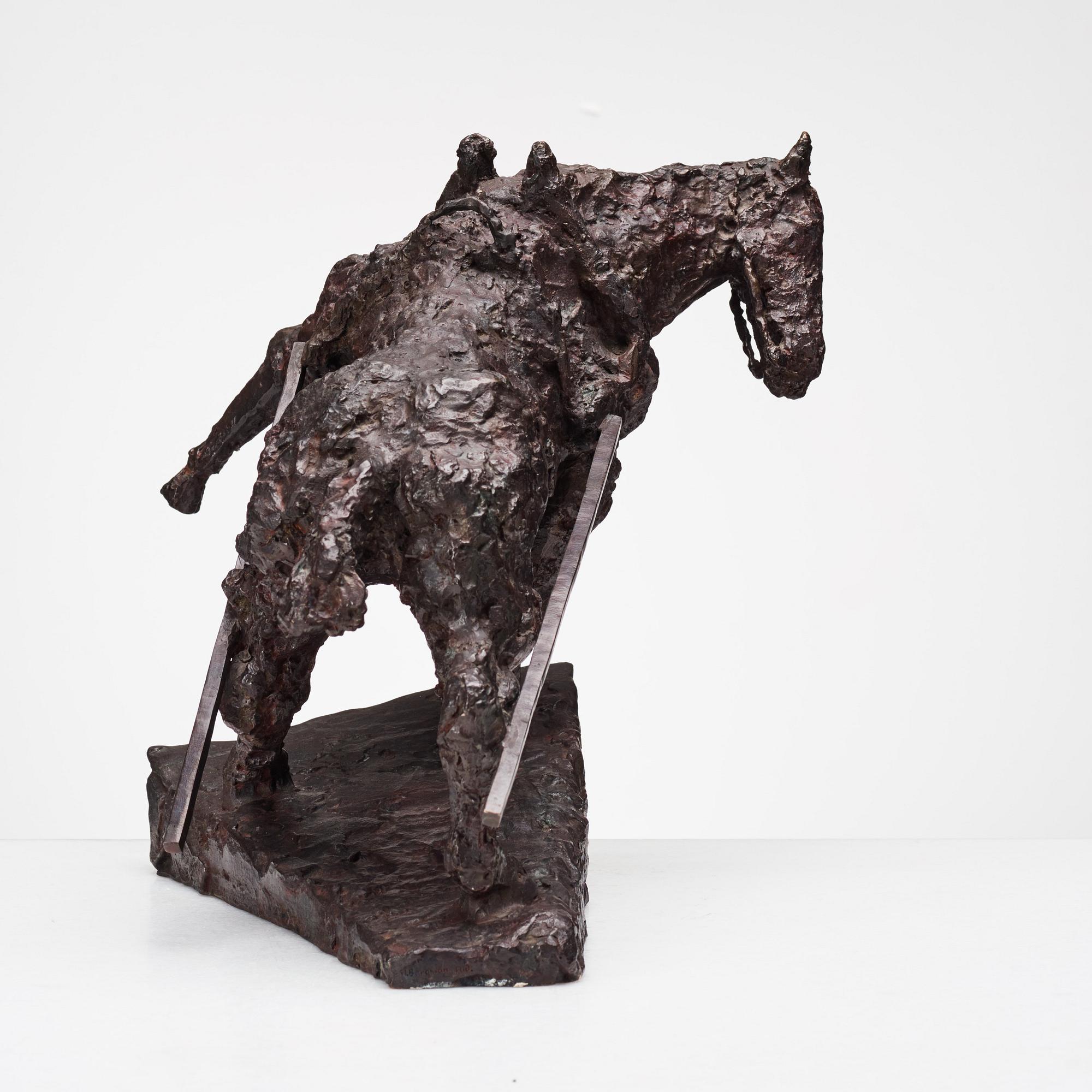 ASMUND ARLE, bronsskulptur, signerad Asmund Arle.