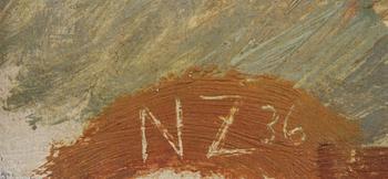 ZETTERBERG NILS, oljemålning, monogramsign  dat-36.