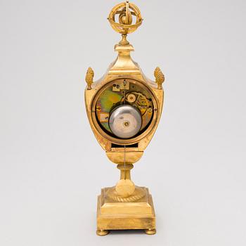 A ORMOLU CLOCK, Signed Lepaute á Paris, late 18th/early 19th century.