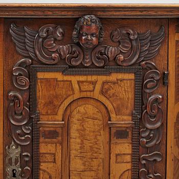 A Baroque style cabinet, 19th Century.