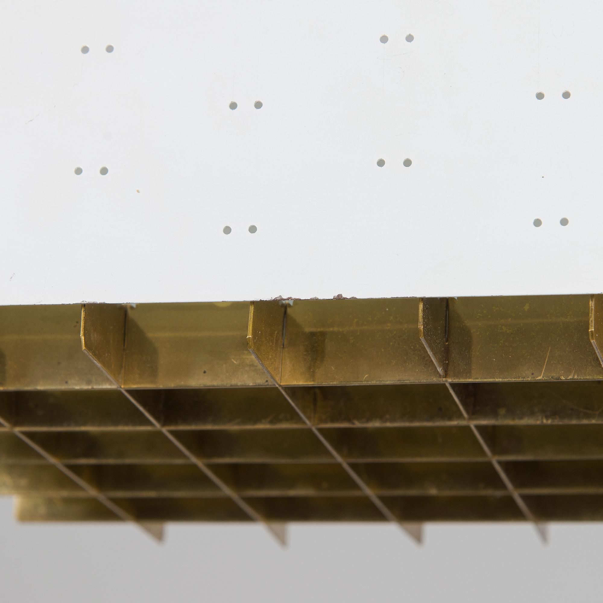 Paavo Tynell, a mid-20th-century 'Tähtitaivas' (Starry sky) ceiling light for Idman, Finland.