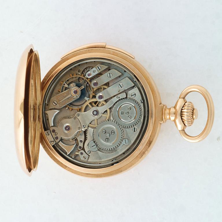 HAAS NEVEUX & Co, Genève, pocket watch, 51,5 mm, hunting case, calendar,