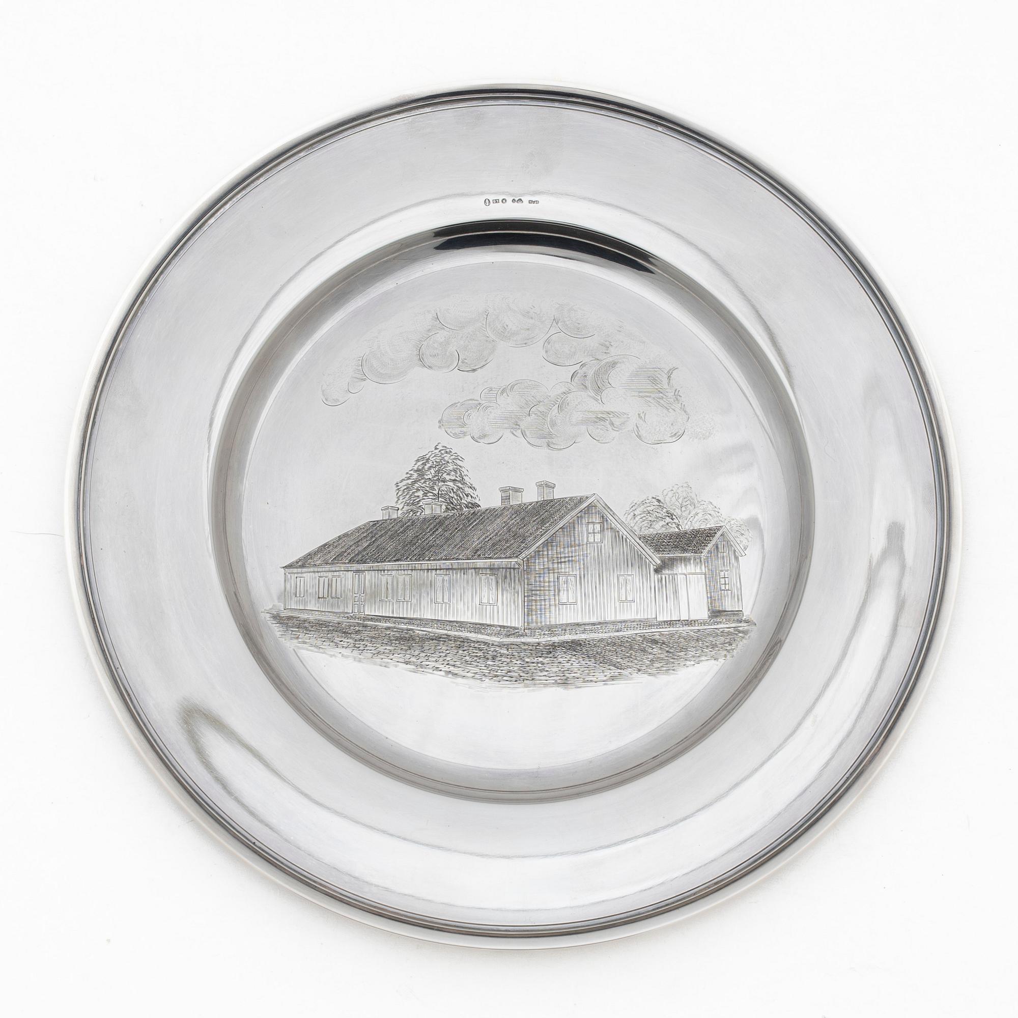 A silver platter, GAB, Stockholm, Sweden, 1937.