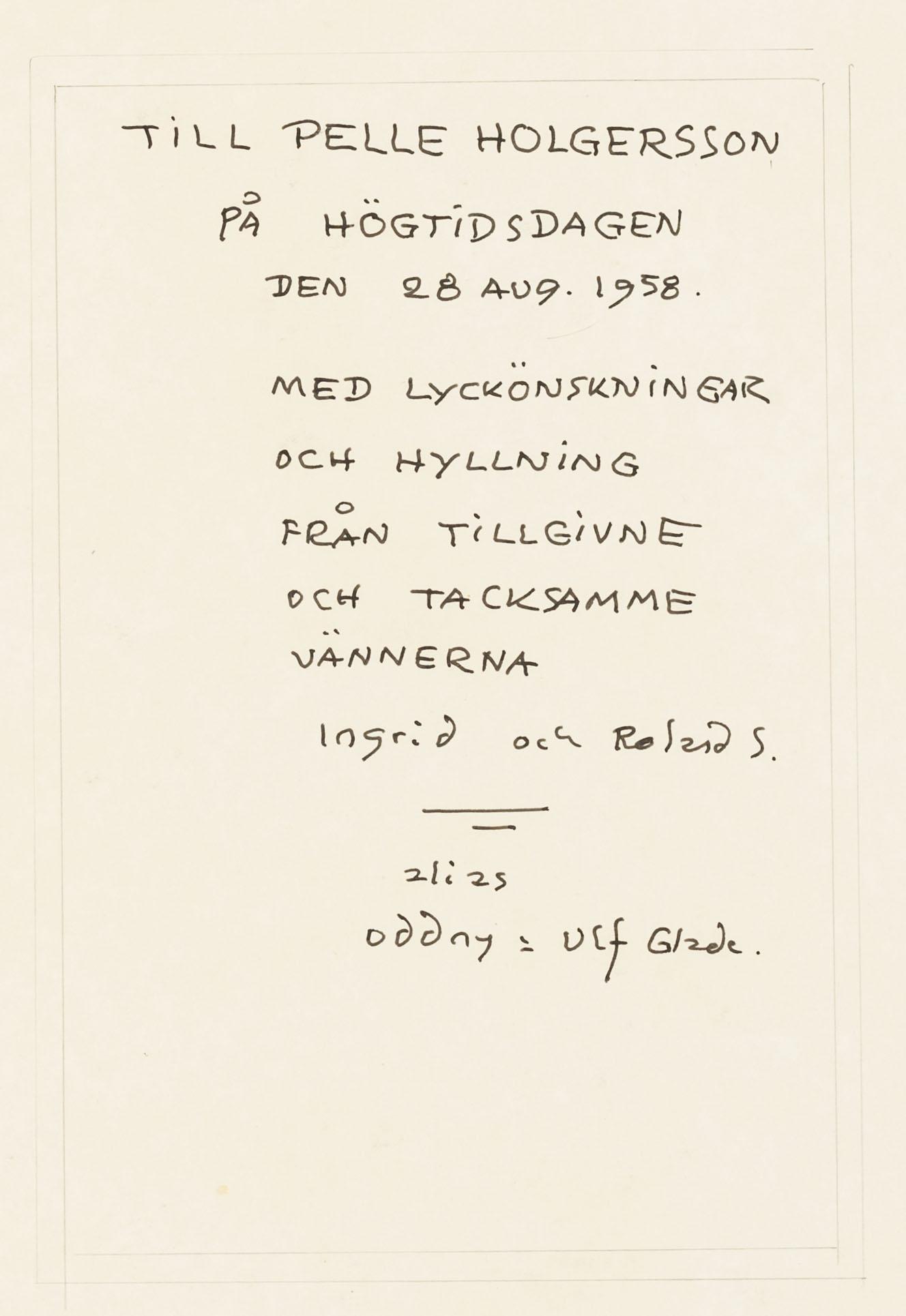 Roland Svensson, Arktiskt land” ( The Arctic ) portfolio with five lithographs, signed and numbered. 1958.