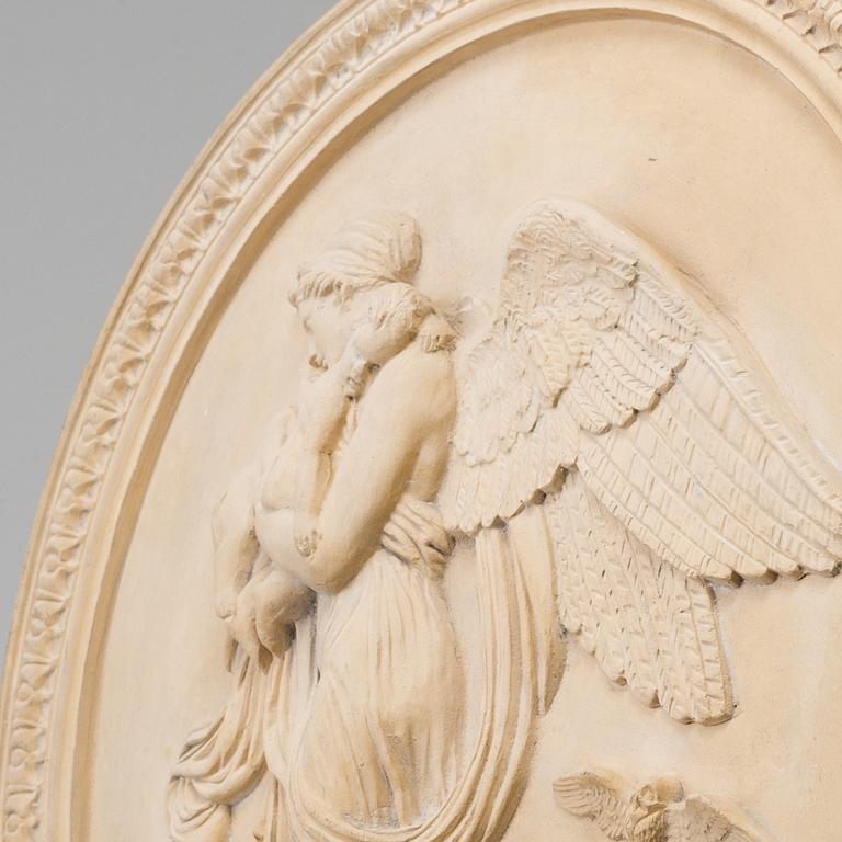 A wall hung relief by Bertel Thorvaldsen, early 20th century.