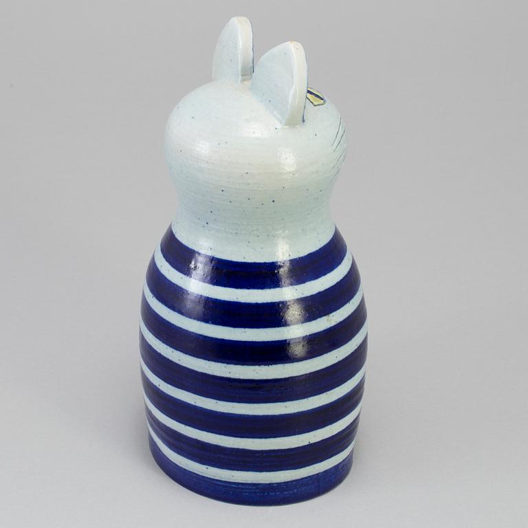 LISA LARSON, a stoneware figurine "Trull" Gustavsberg. Designed in 1968.