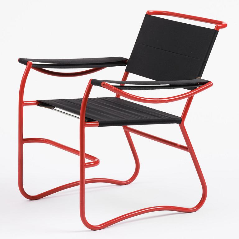 Sven Markelius, a rare armchair, AB Stockholms Nya Järnsängsfabrik, ca 1930.