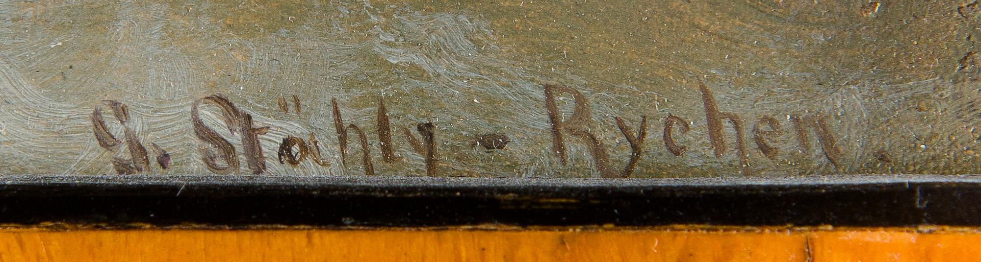 Hubert Sattler, Alplandskap, 2st.