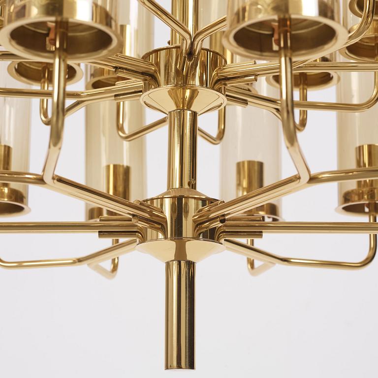 Hans-Agne Jakobsson, a "Sonata" chandelier, model T-434/24, Hans Agne Jakobsson AB, Markaryd, Sweden 1960-70s.